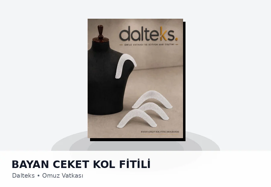 Dalteks BAYAN CEKET KOL FİTİLİ ürün görseli