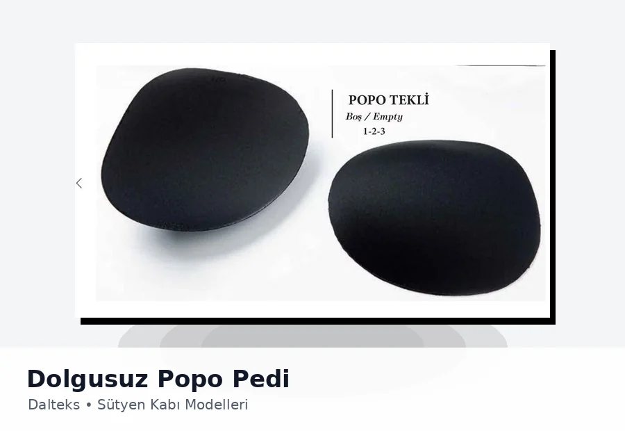 Dalteks Dolgusuz Popo Pedi ürün görseli