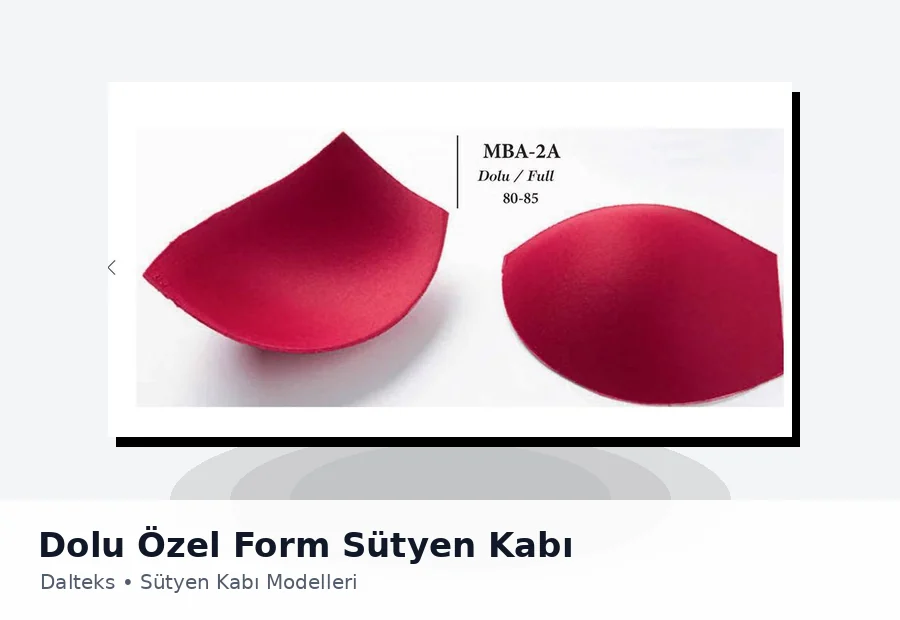 Dalteks Dolu Özel Form Sütyen Kabı ürün görseli