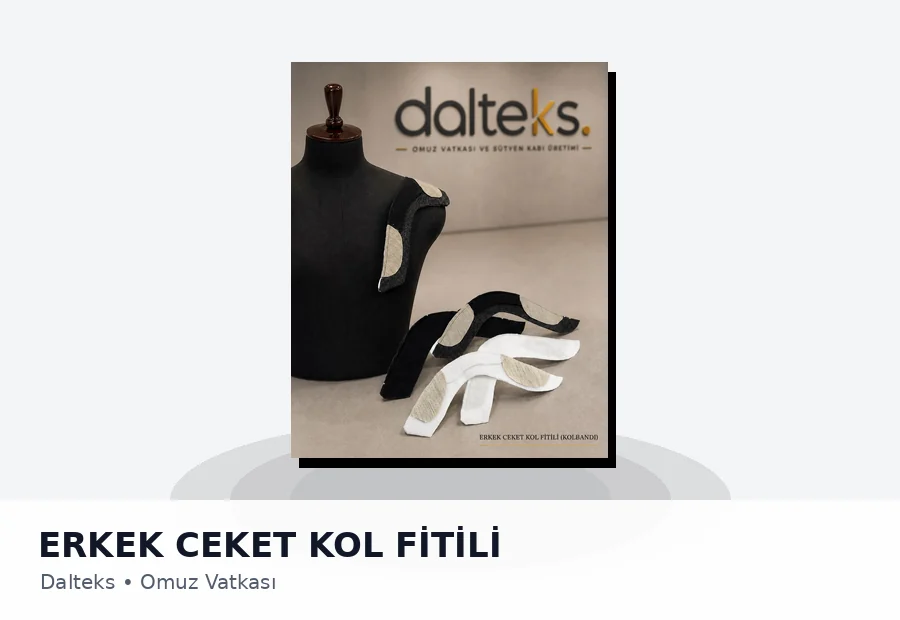 Dalteks ERKEK CEKET KOL FİTİLİ ürün görseli