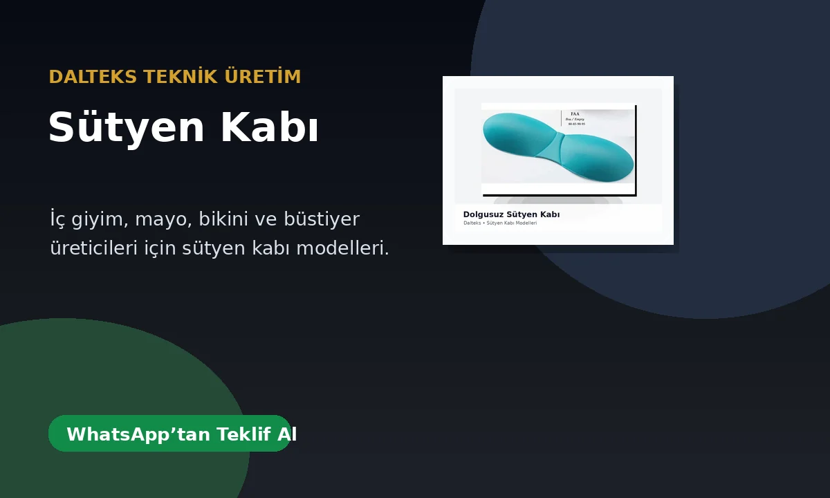 Dalteks Dolu Büstiyer Sütyen Kabı ürün görseli